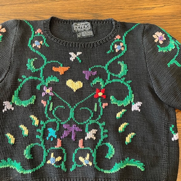 Ladies Handknit Berek spring sweater, small - Picture 7 of 11